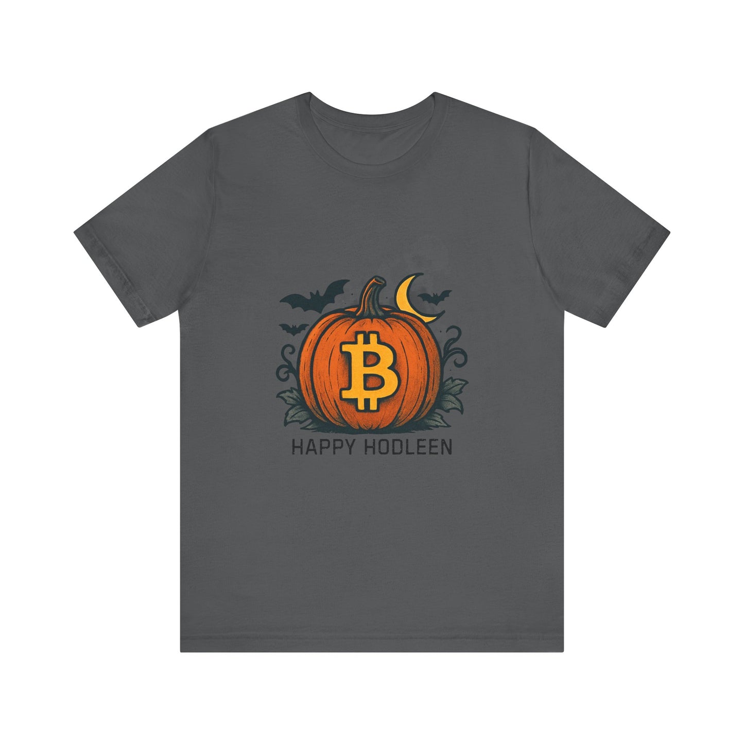 Pumpkin Bitcoin Tee - Happy Hodleen Unisex T-Shirt