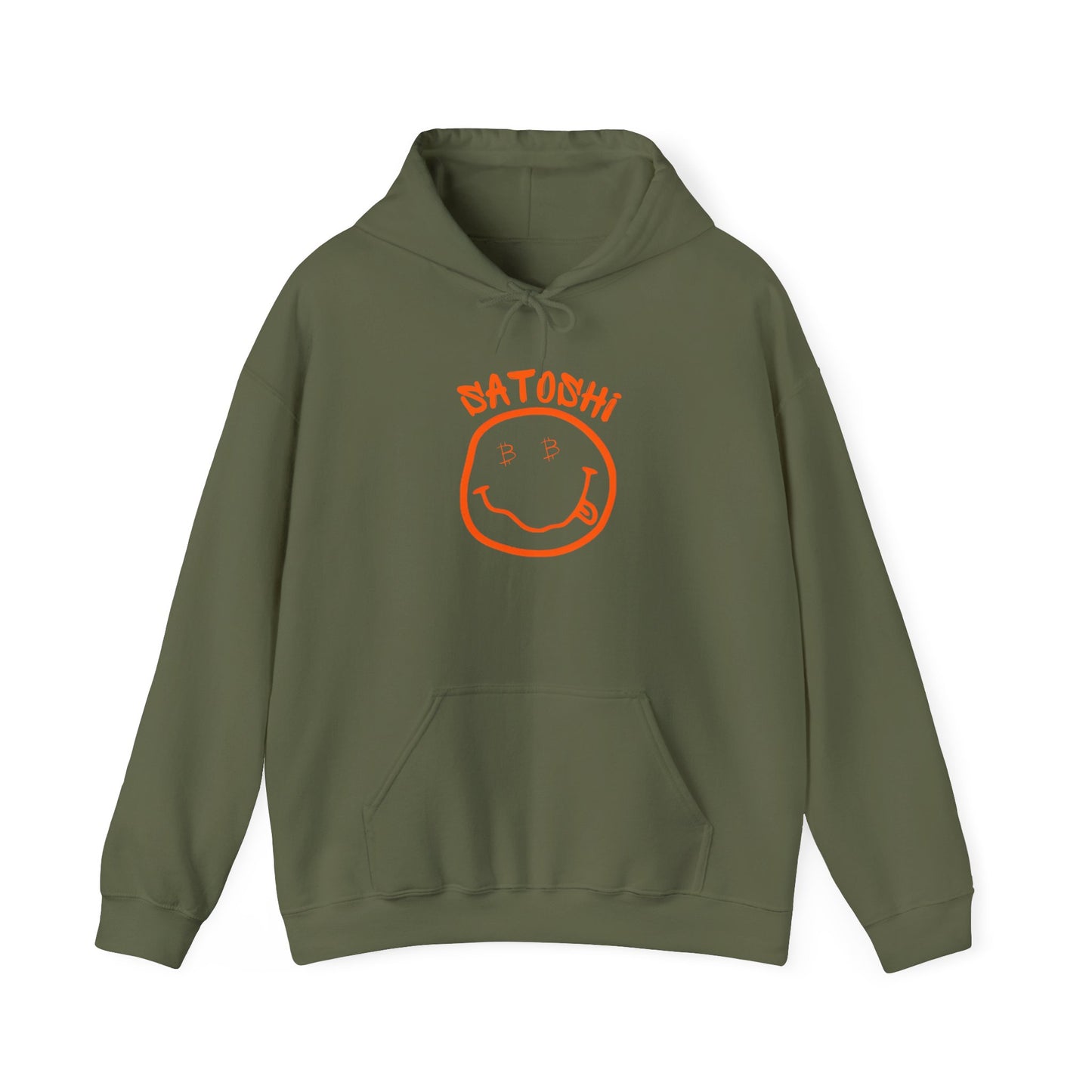 Bitcoin Eyed Satoshi Smiley Hoodie