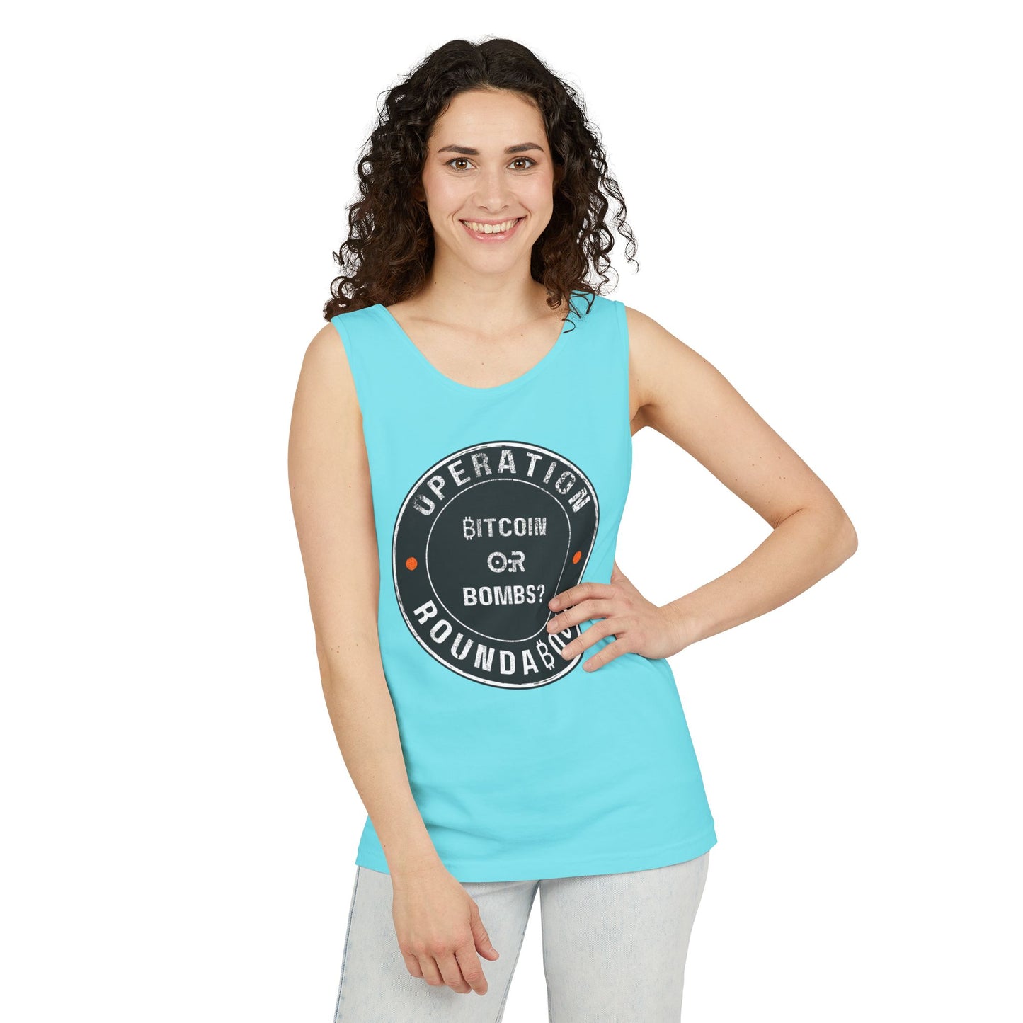Bitcoin Or Bombs Operation Roundabout Tank Top