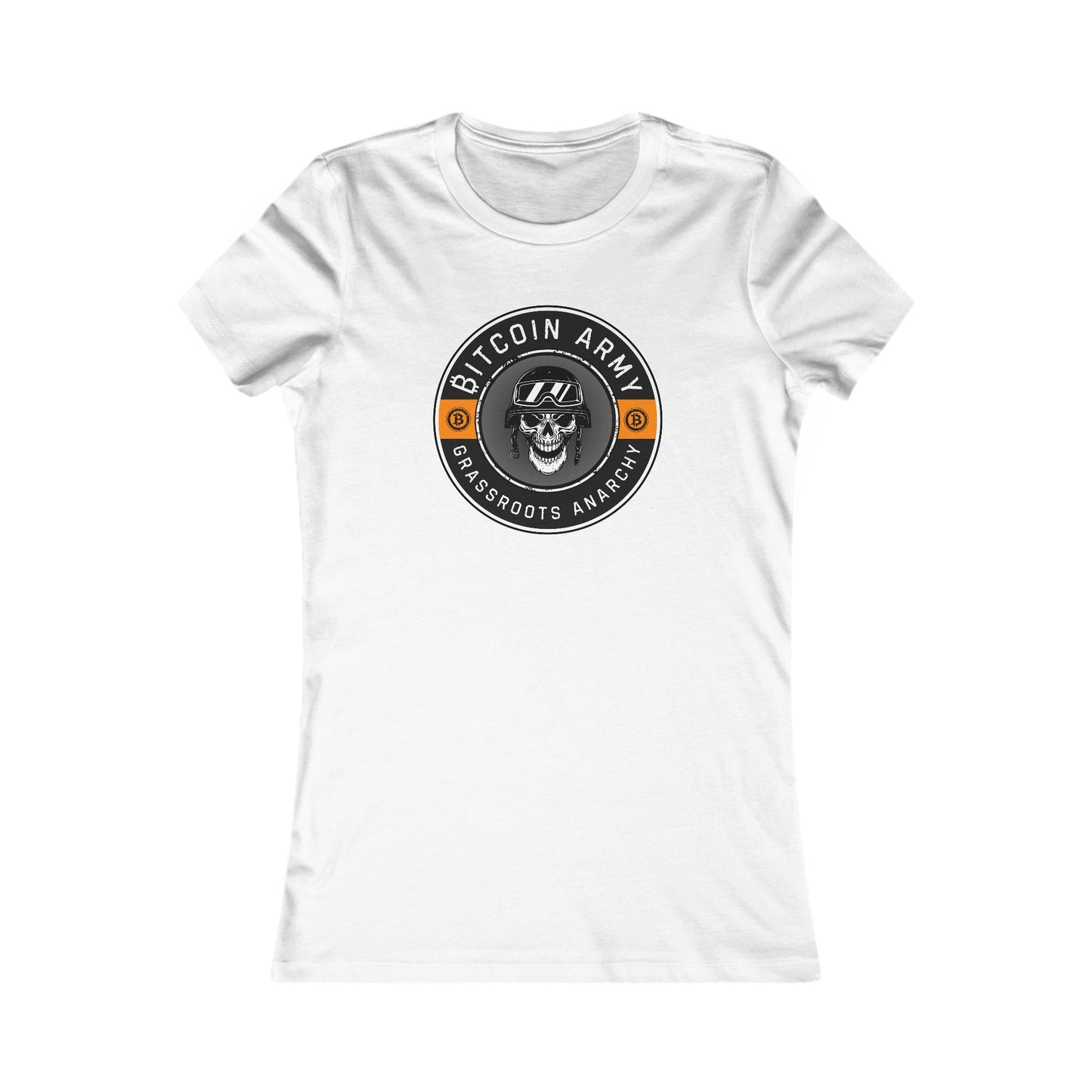 Bitcoin Army Grassroots Anarchy Women's T-Shirt