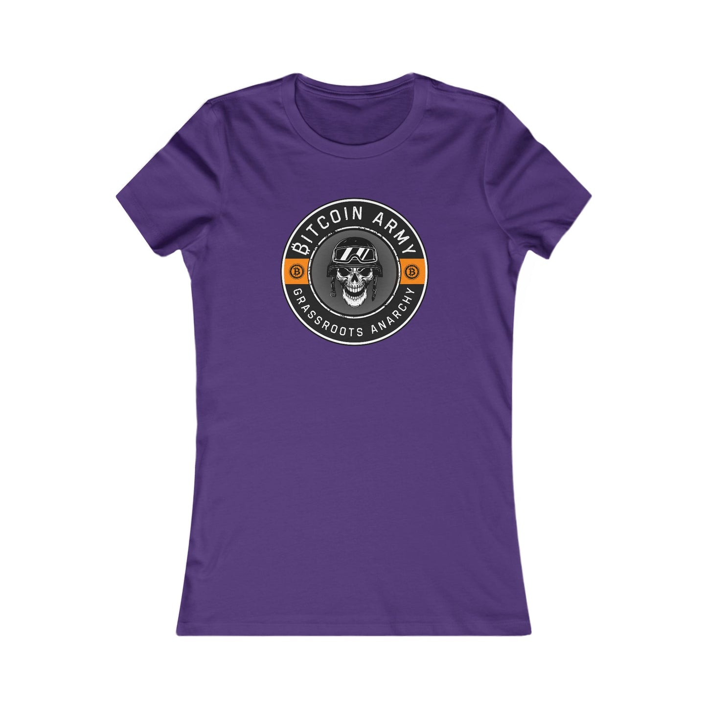 Bitcoin Army Grassroots Anarchy Women's T-Shirt