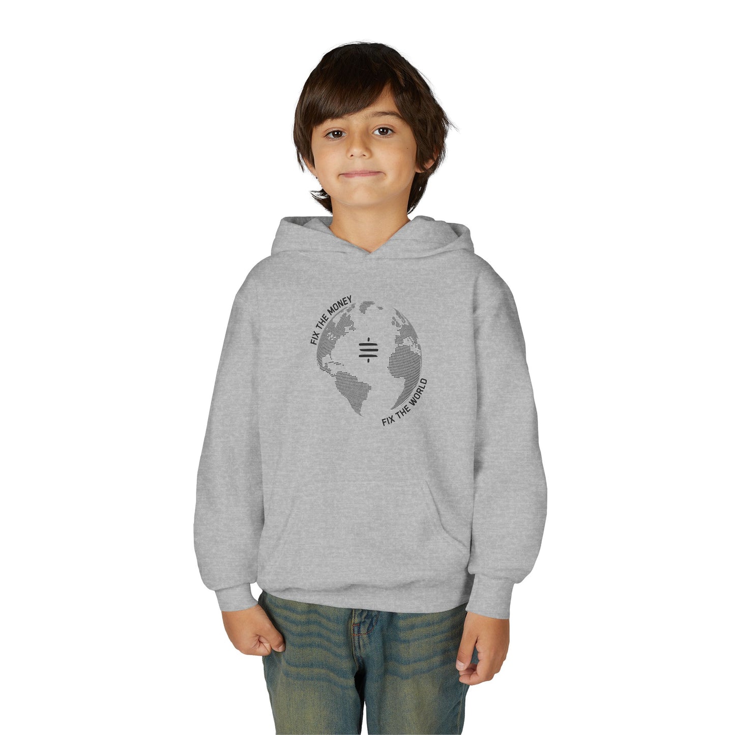 Fix The Money Fix The World Youth Hoodie