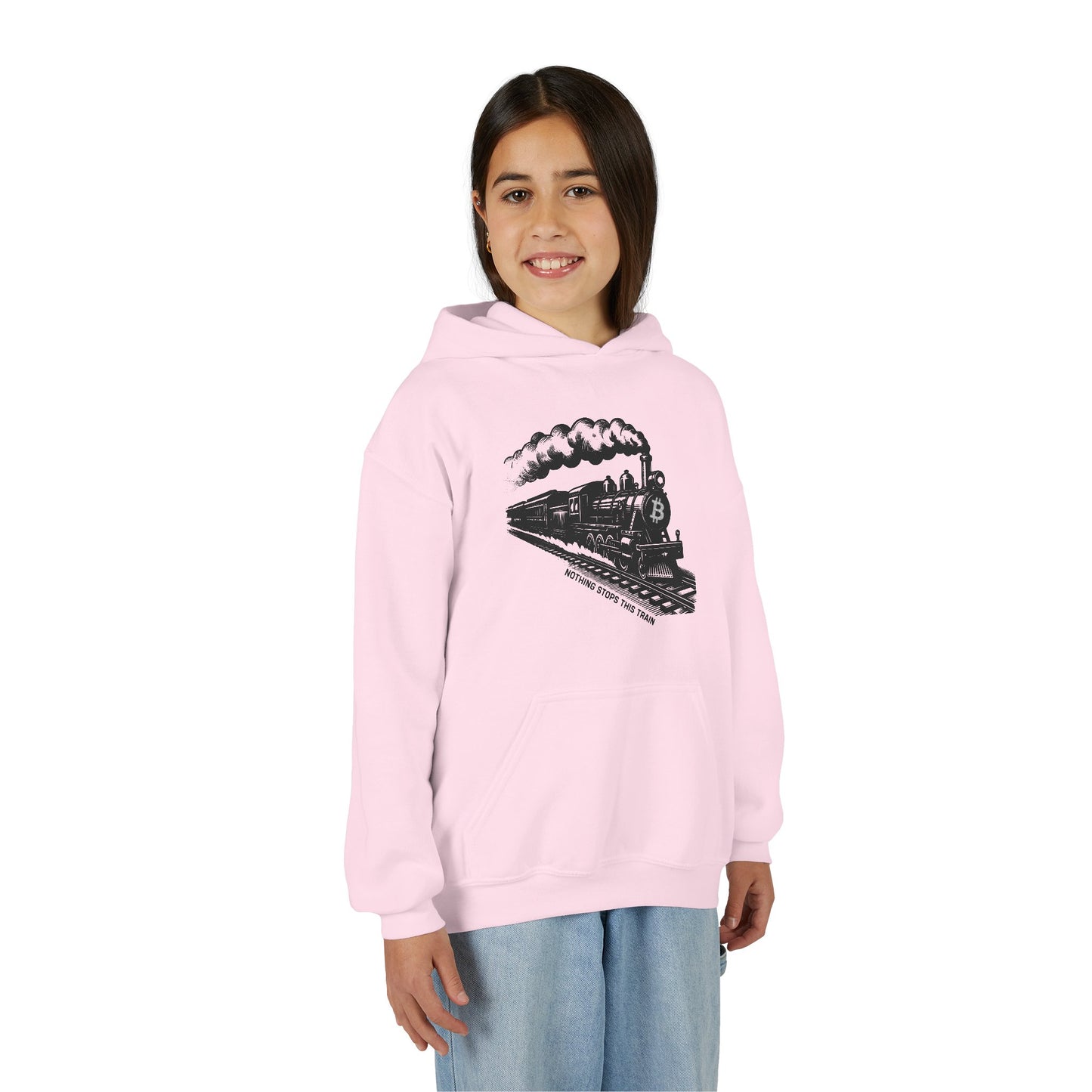 Nothing Stops This Train Youth Hoodie