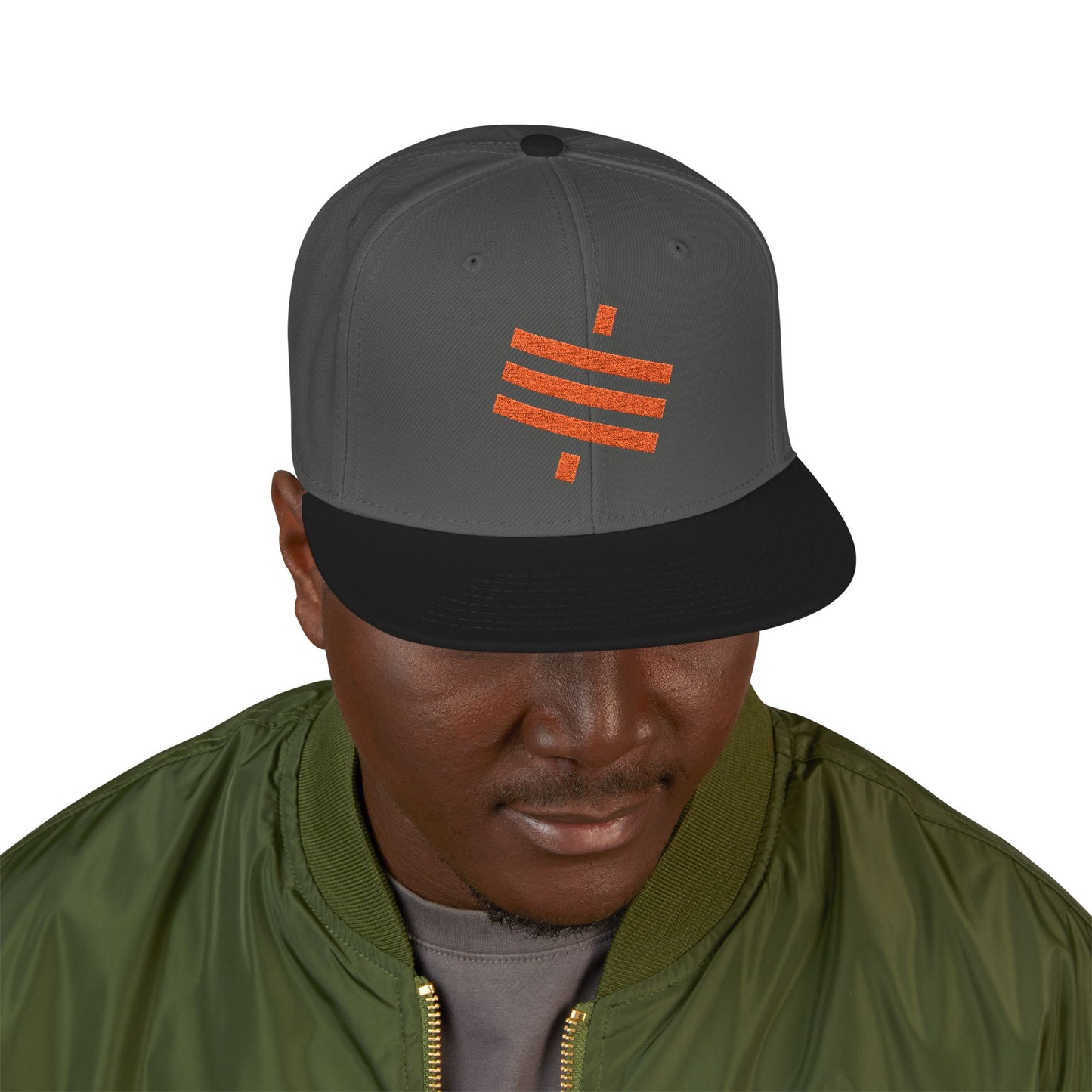 SATS Symbol Embroidered Snapback Hat