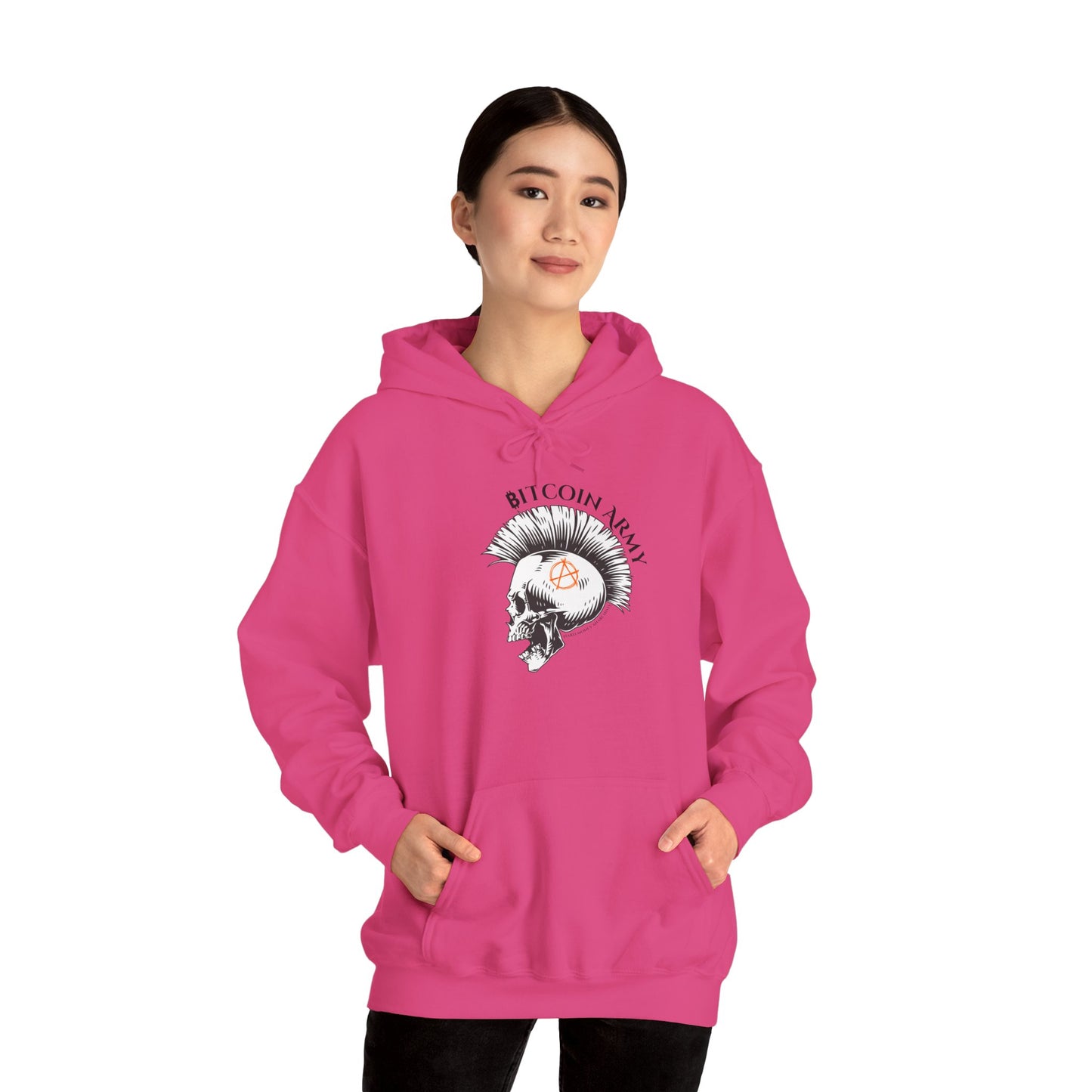 Bitcoin Army Hard Money Anarchists Hoodie