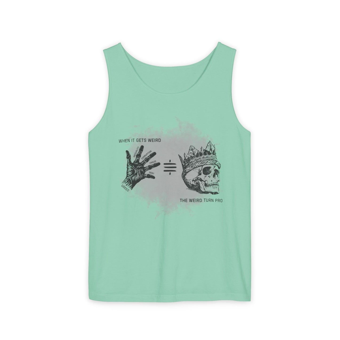 Weird Turn Pro Hand & Skull Unisex Tank Top