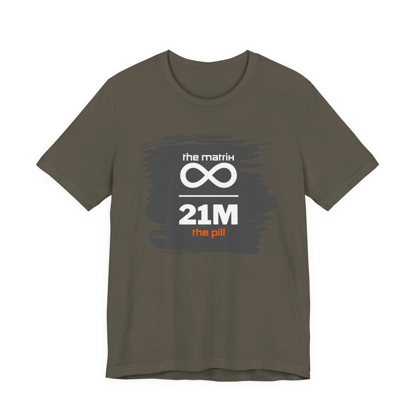 Fiat Matrix Bitcoin Orange Pill T-Shirt