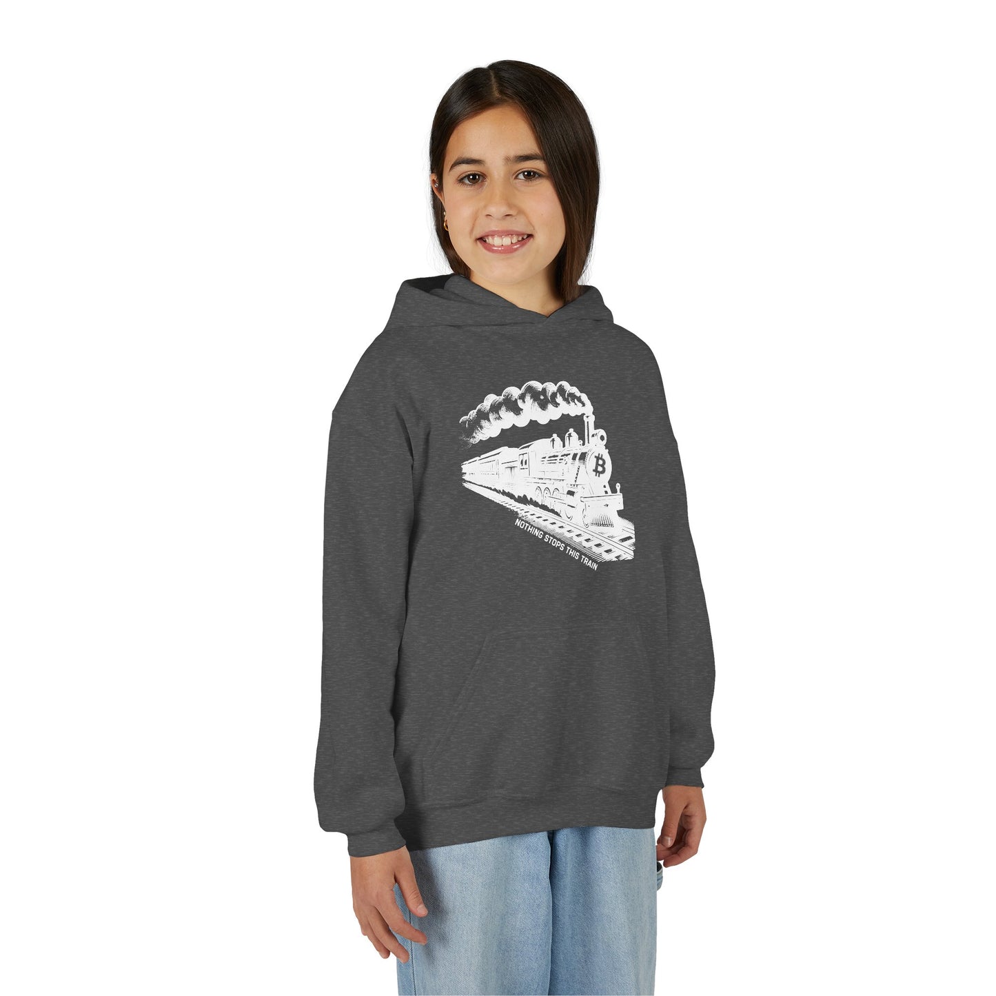 Nothing Stops This Train Youth Hoodie