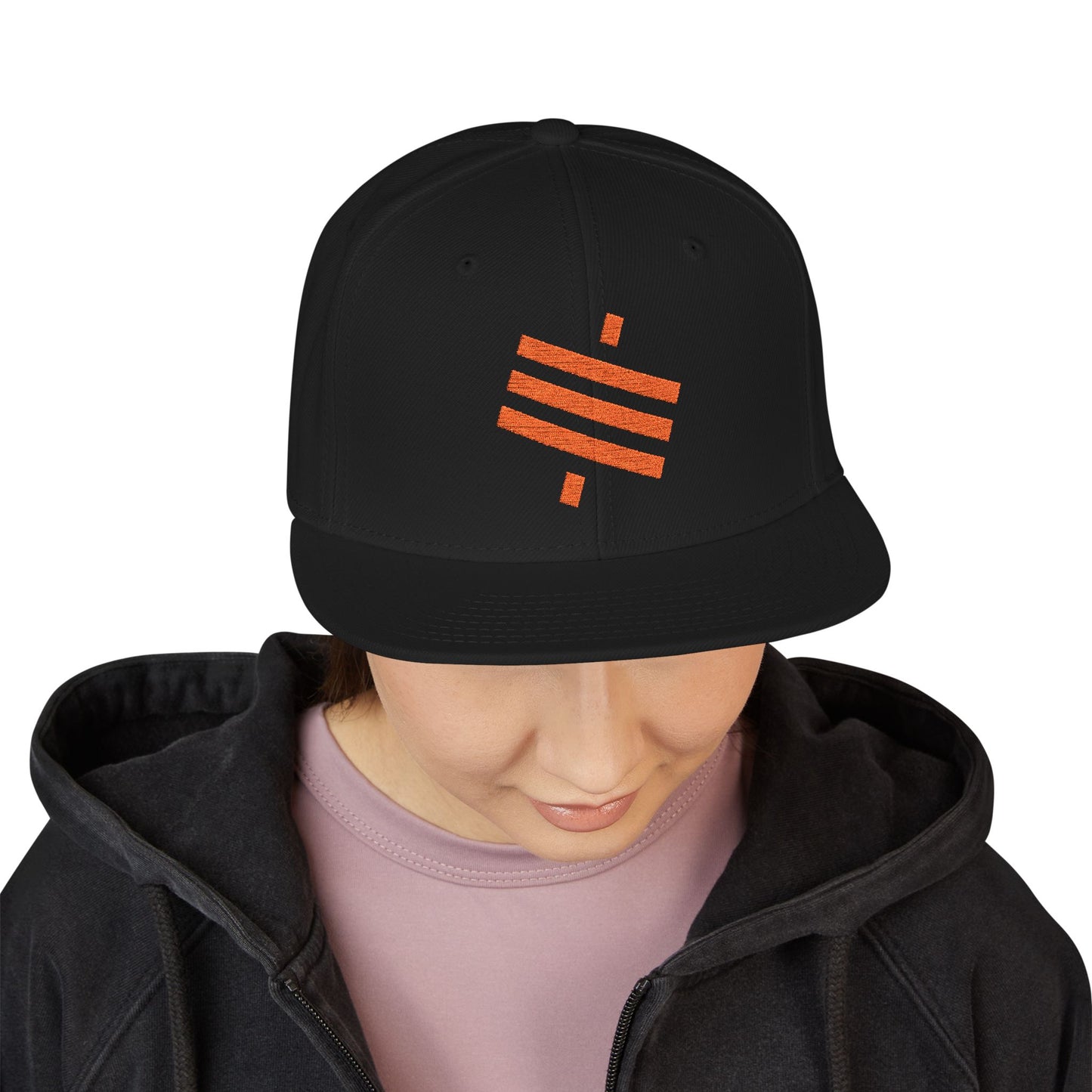 SATS Symbol Embroidered Snapback Hat