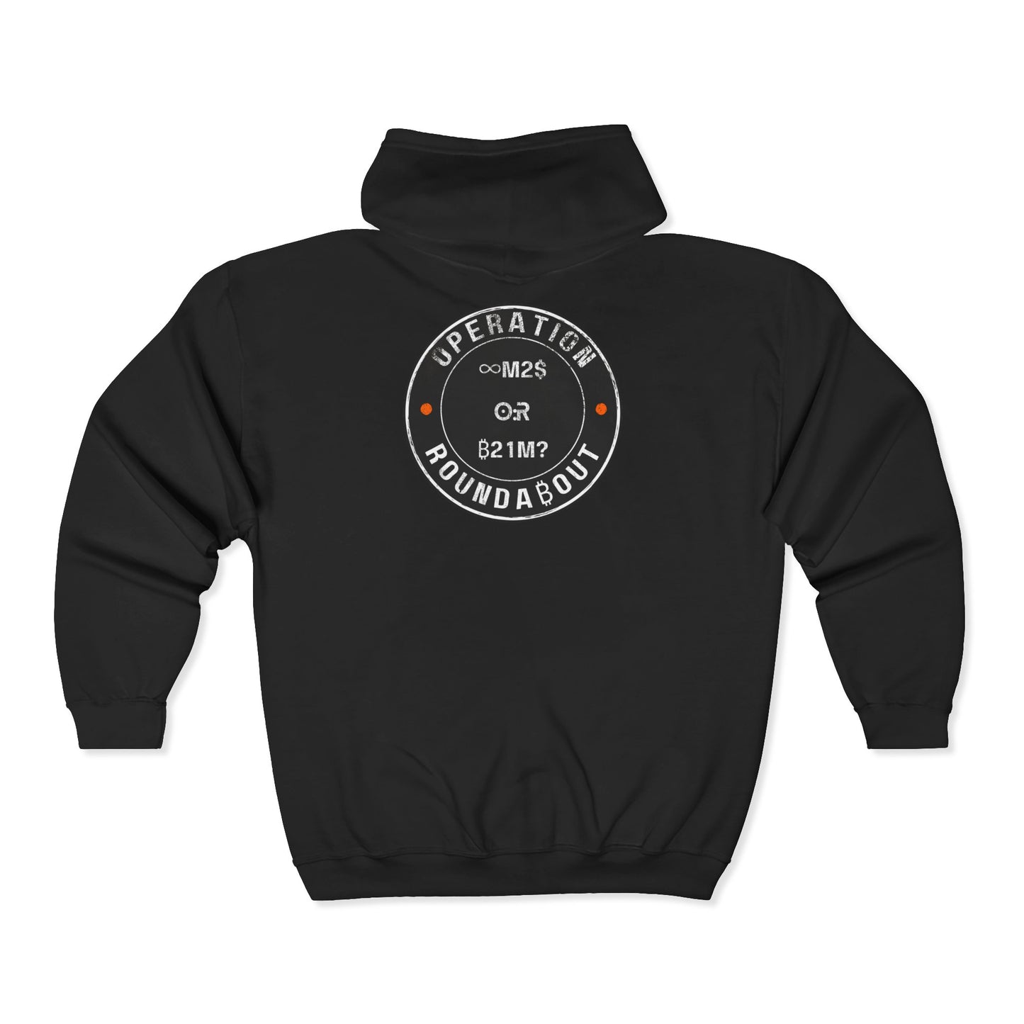 SATS Symbol M2 Or 21M Operation Roundabout Zip Up Hoodie