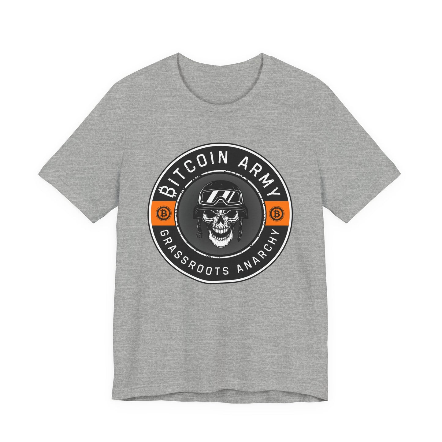 Bitcoin Army Grassroots Anarchy T-Shirt