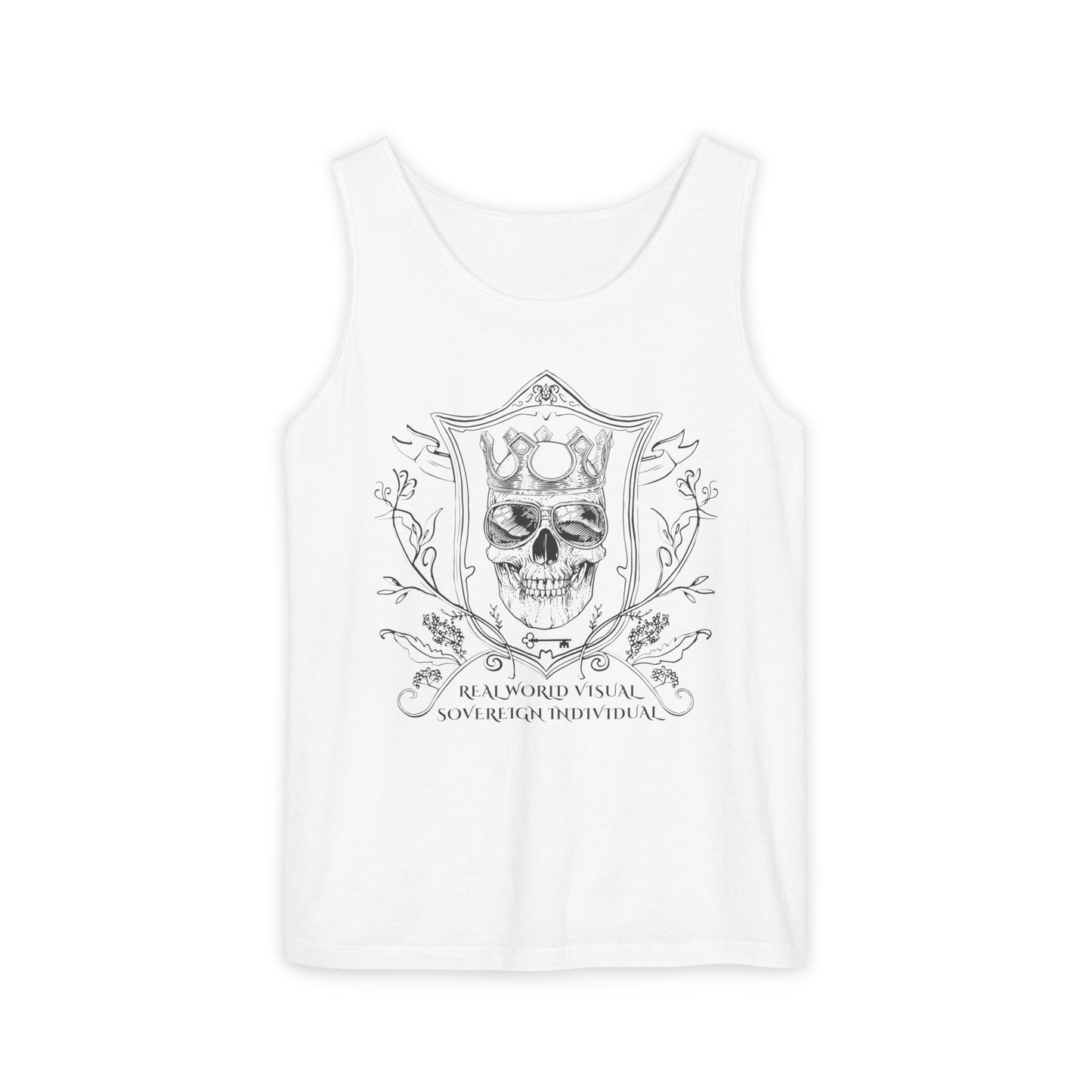Sovereign Individual Skull Unisex Tank Top