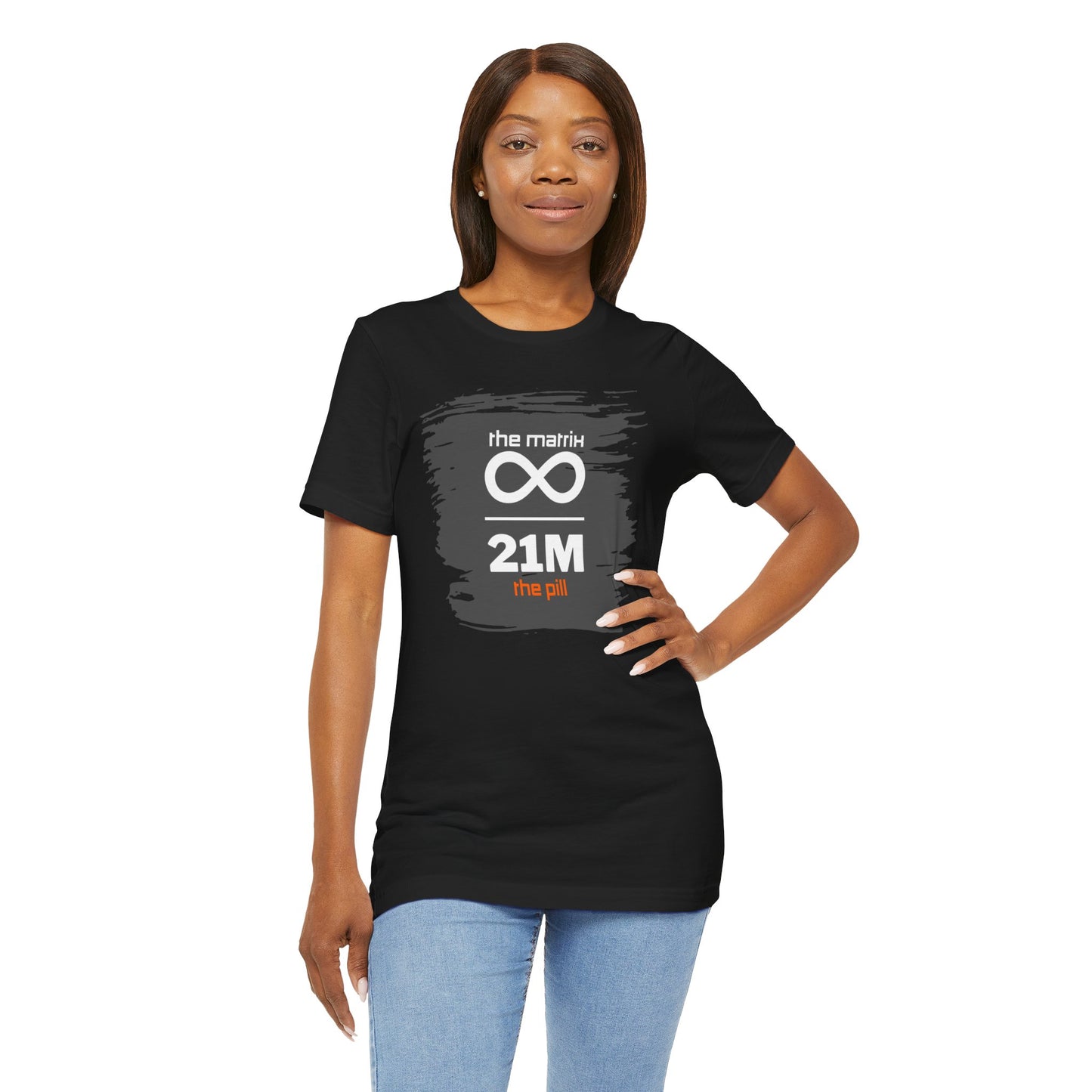 Fiat Matrix Bitcoin Orange Pill T-Shirt