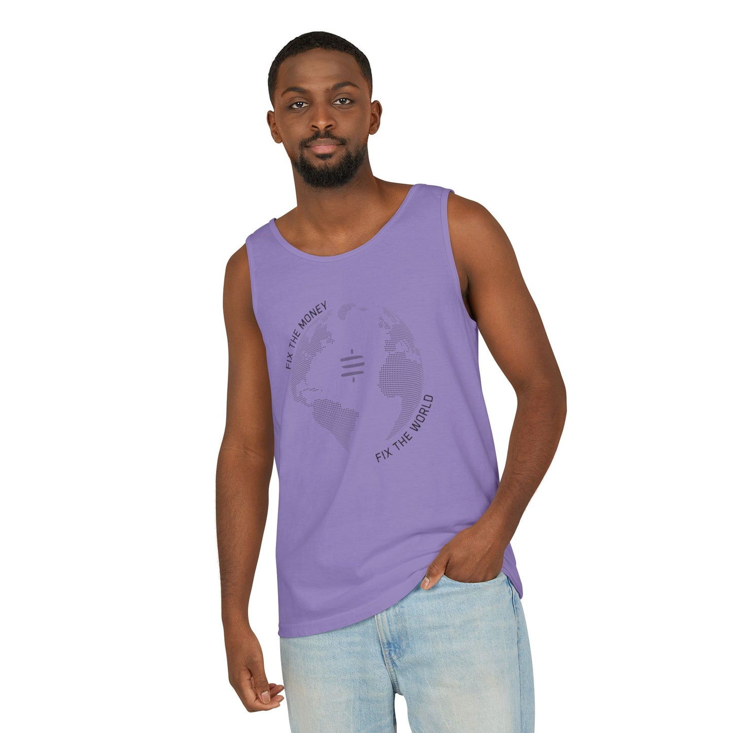 Fix The Money Fix The World Unisex Tank Top