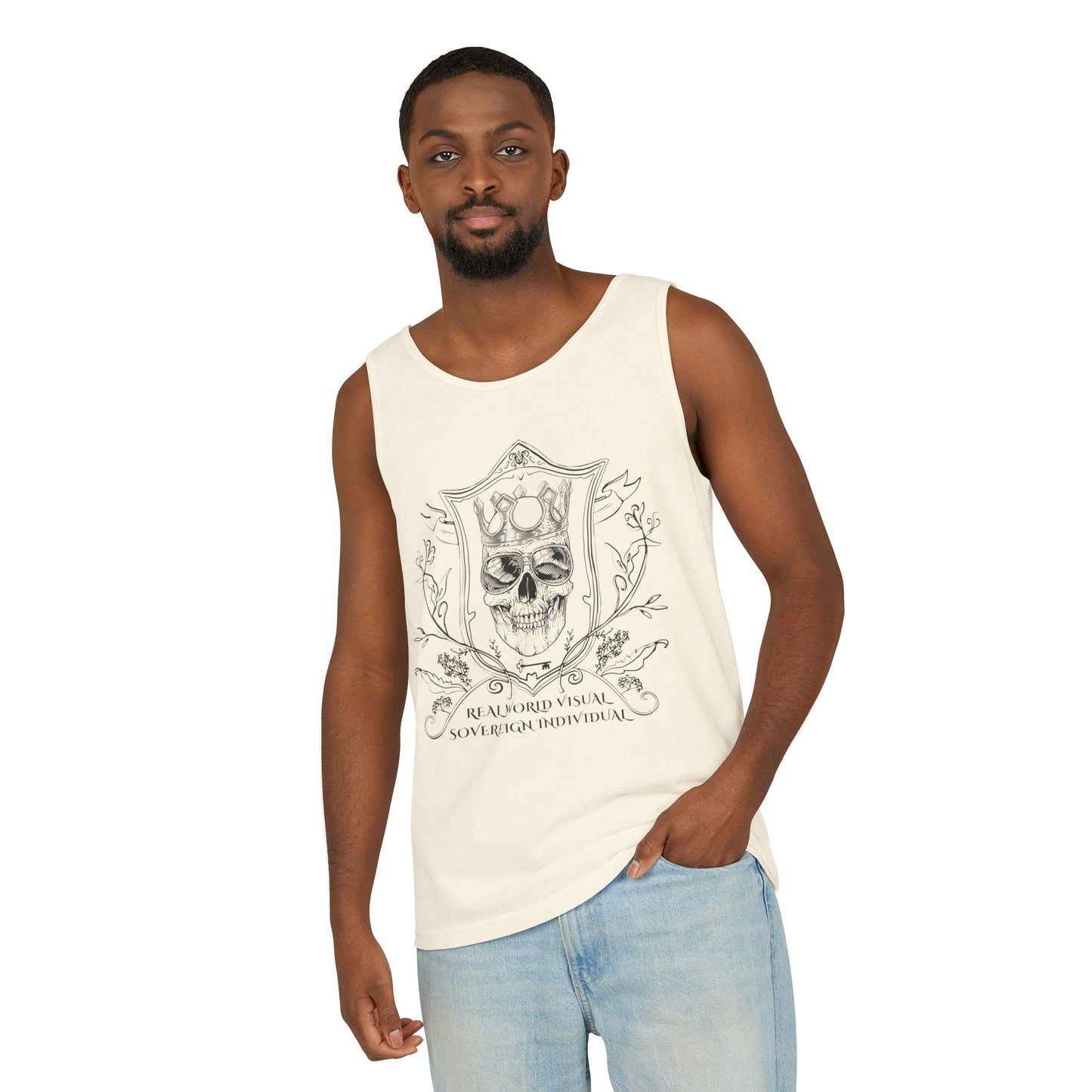 Sovereign Individual Skull Unisex Tank Top