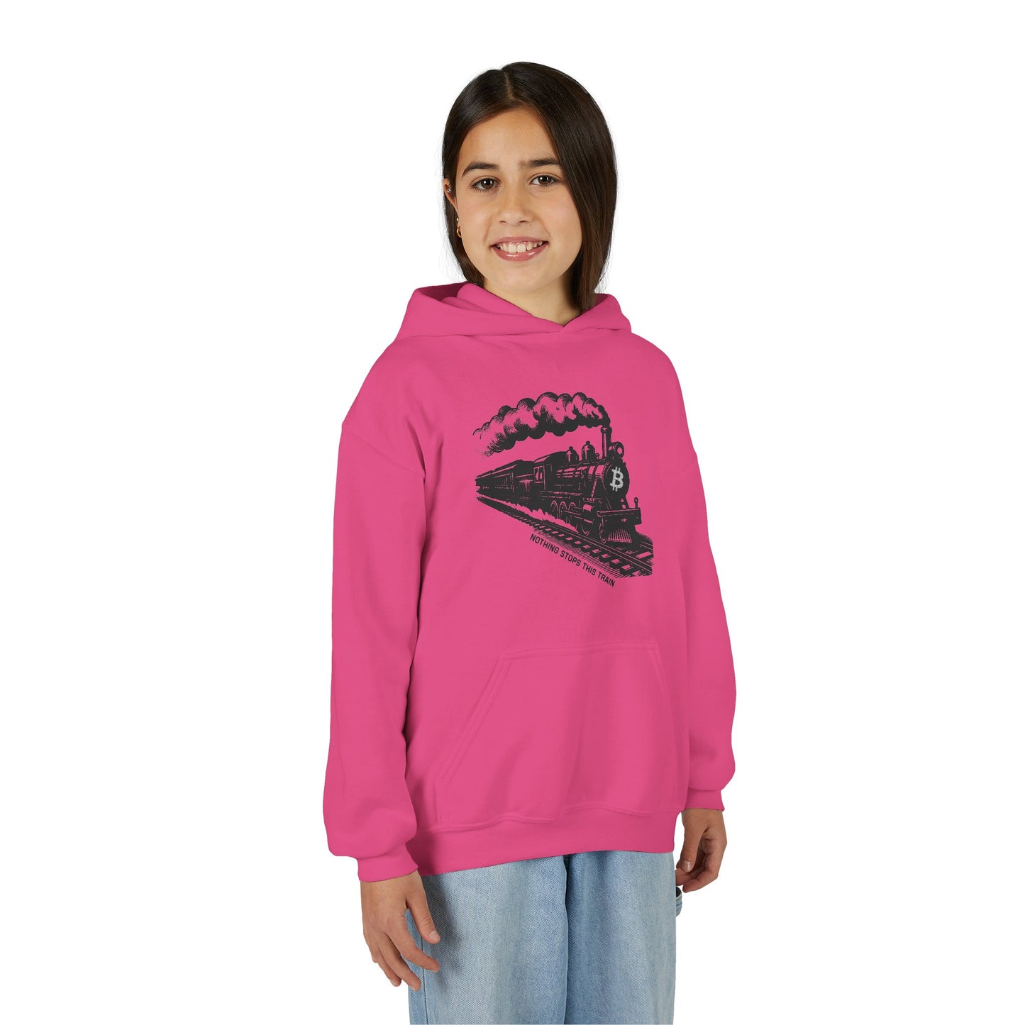 Nothing Stops This Train Youth Hoodie