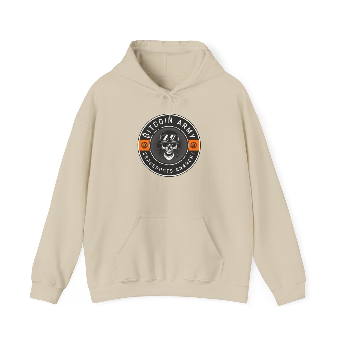 Bitcoin Army Grassroots Anarchy Hoodie