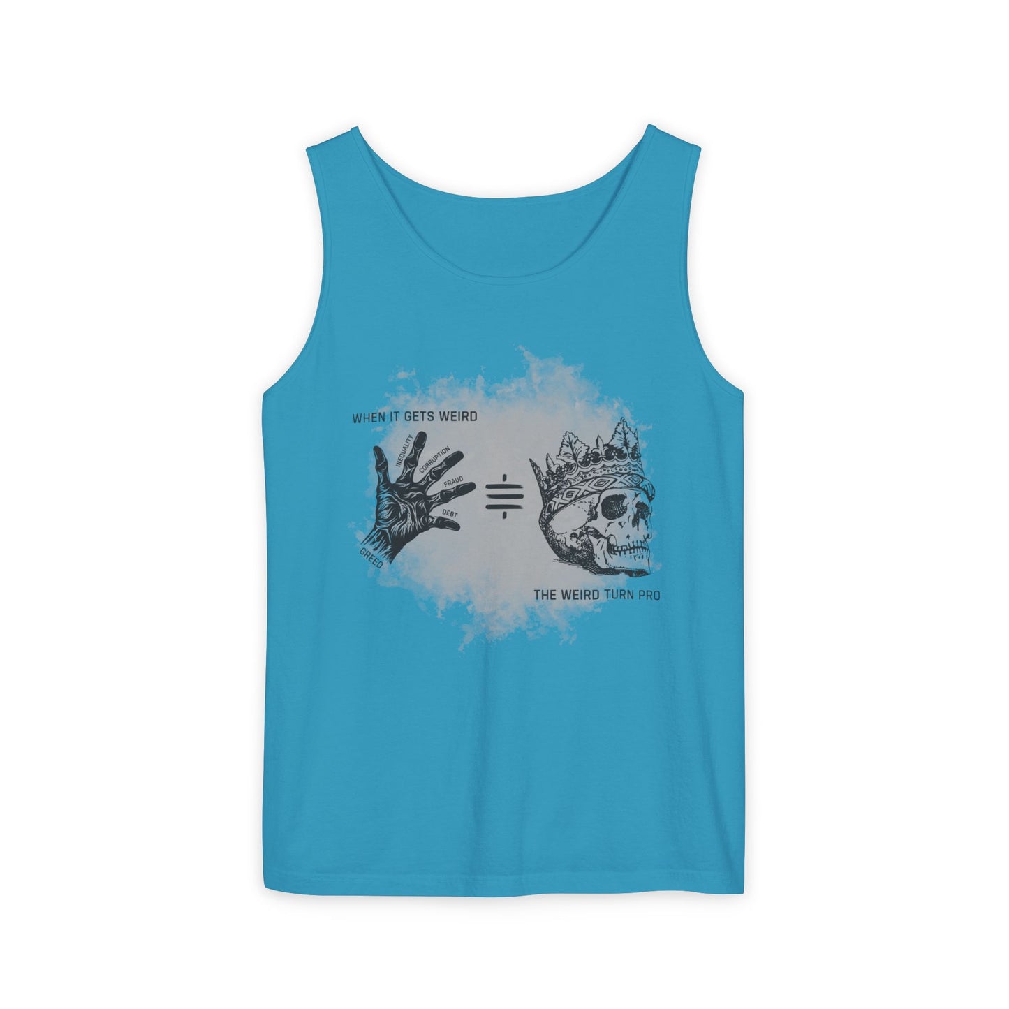Weird Turn Pro Hand & Skull Unisex Tank Top