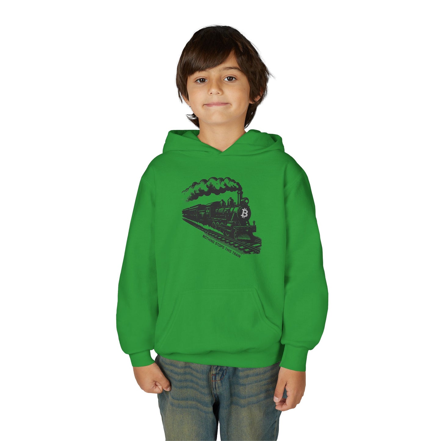 Nothing Stops This Train Youth Hoodie