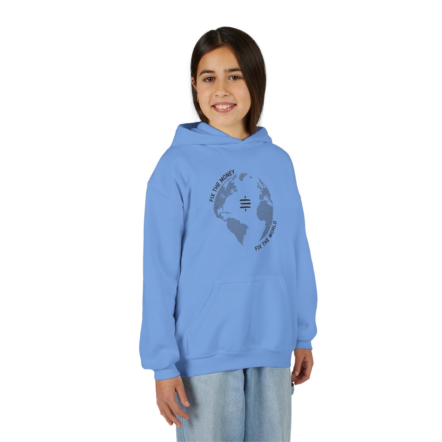 Fix The Money Fix The World Youth Hoodie