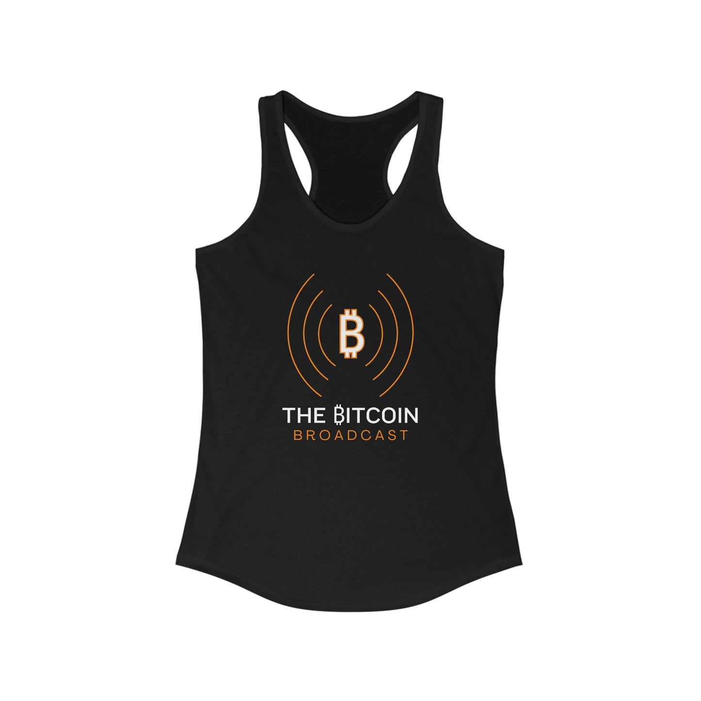 The Bitcoin Broadcast Women's Racerback Tank