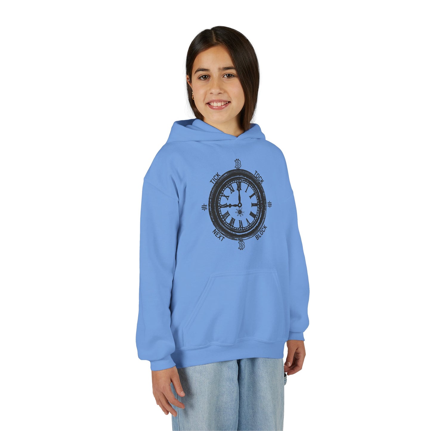 Tick Tock Next Block Youth Hoodie