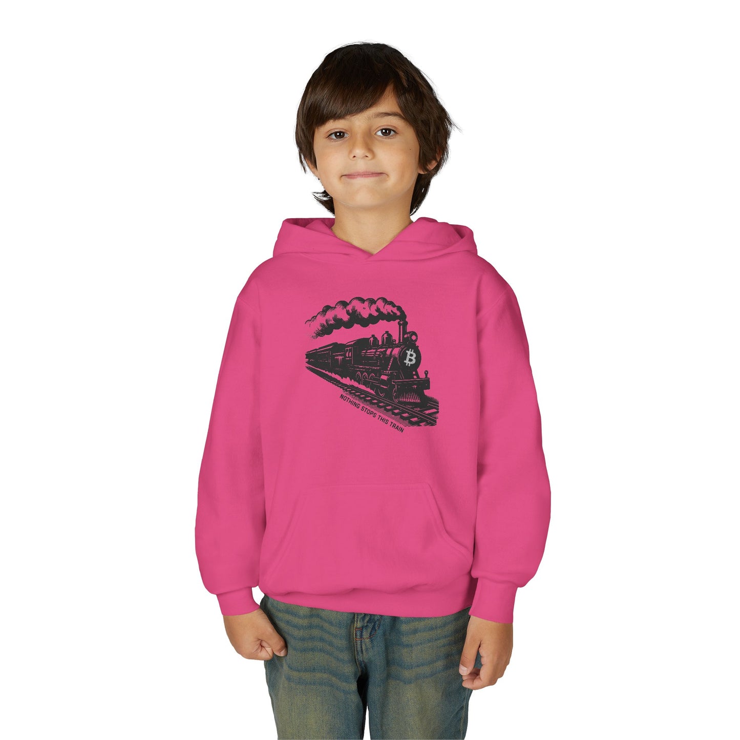 Nothing Stops This Train Youth Hoodie