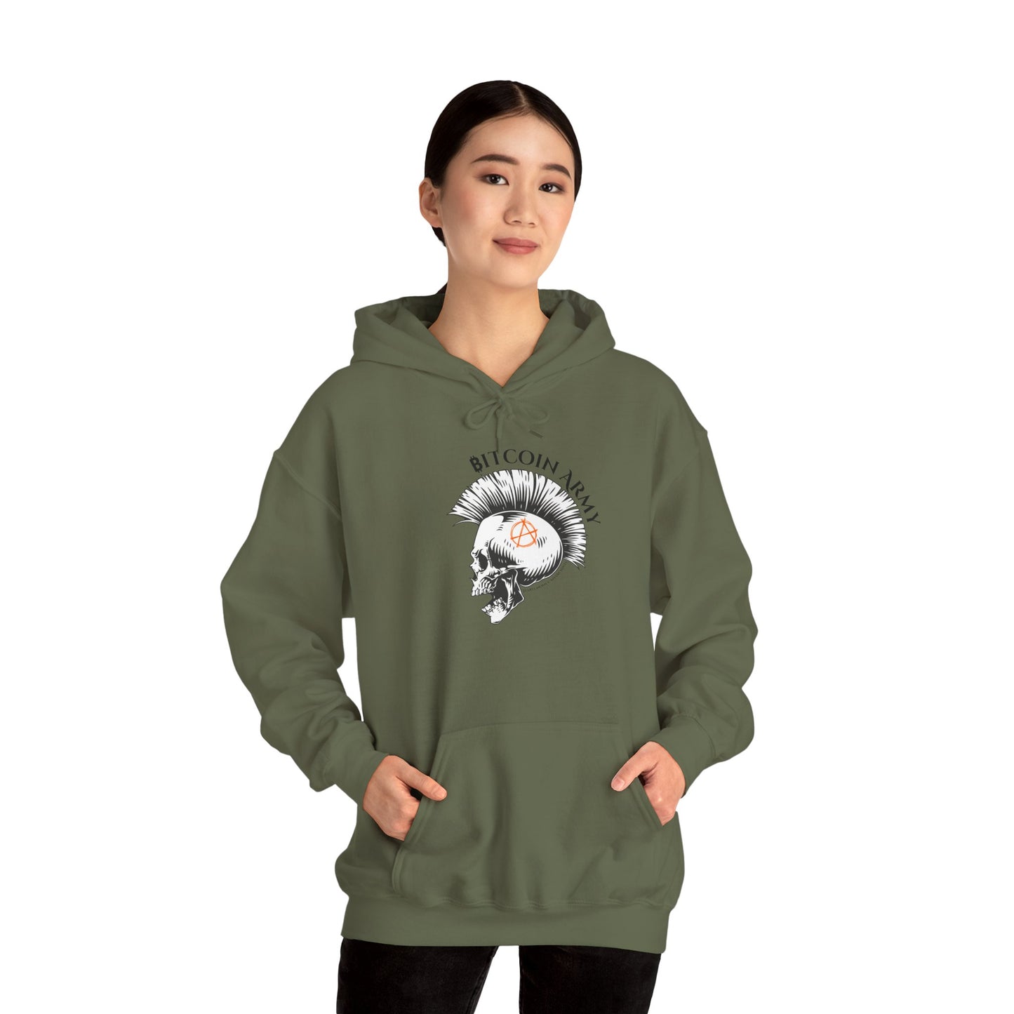 Bitcoin Army Hard Money Anarchists Hoodie