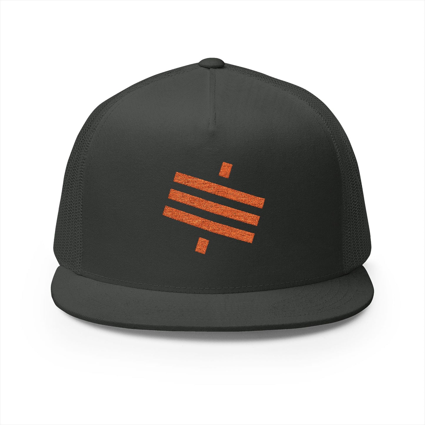SATS Symbol Unisex Flat Brim Trucker Hat