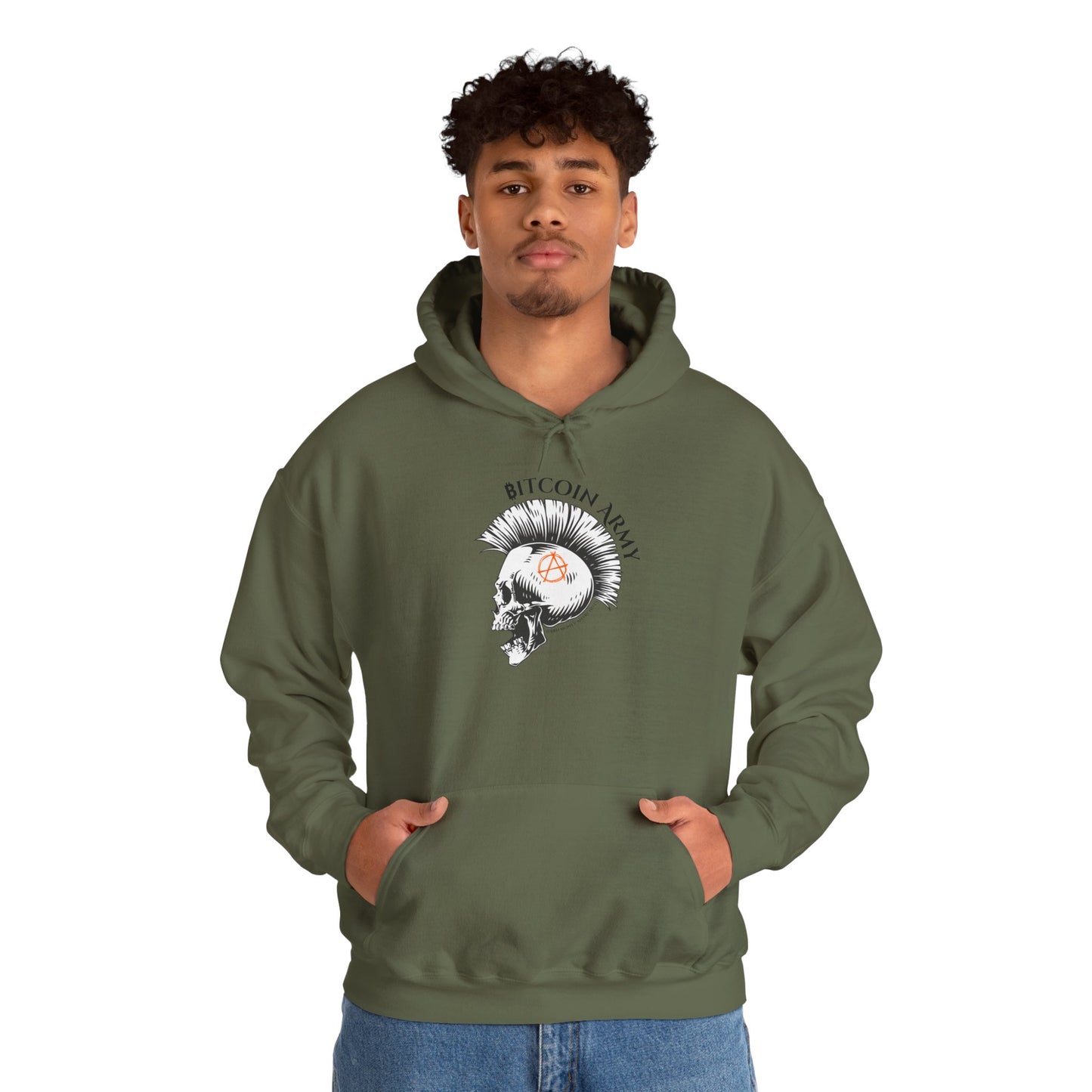 Bitcoin Army Hard Money Anarchists Hoodie