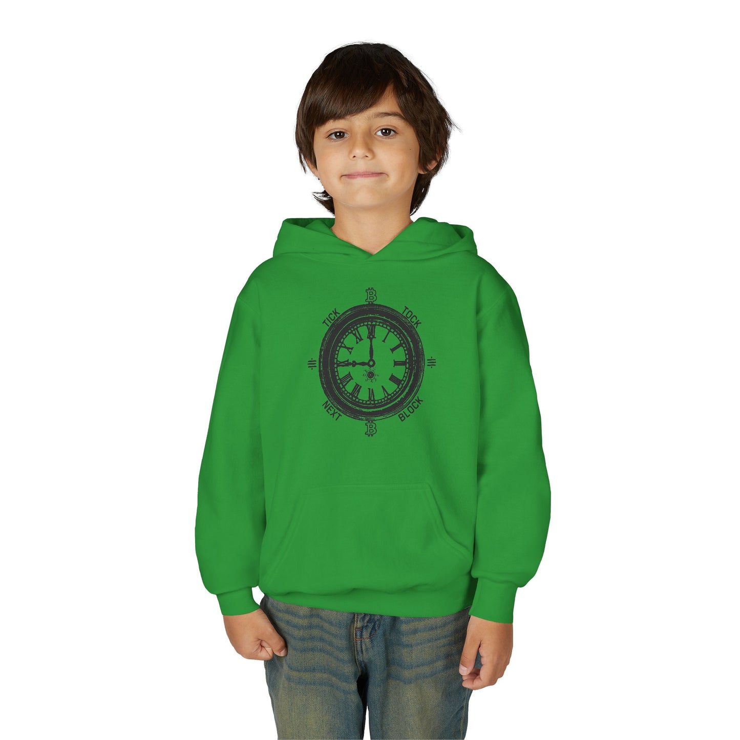 Tick Tock Next Block Youth Hoodie