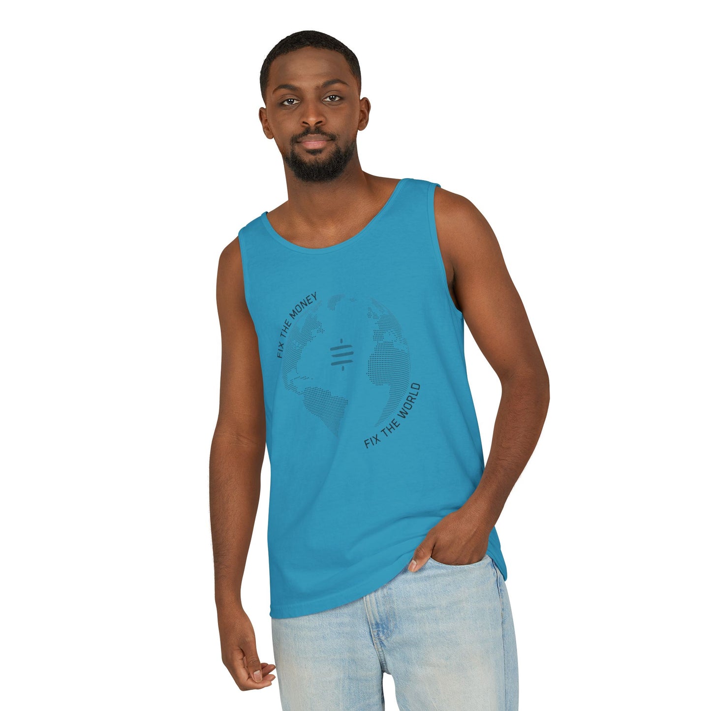 Fix The Money Fix The World Unisex Tank Top