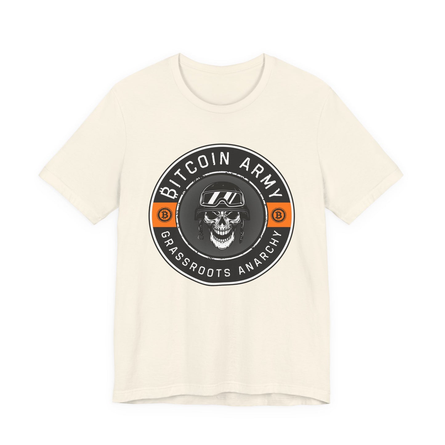 Bitcoin Army Grassroots Anarchy T-Shirt