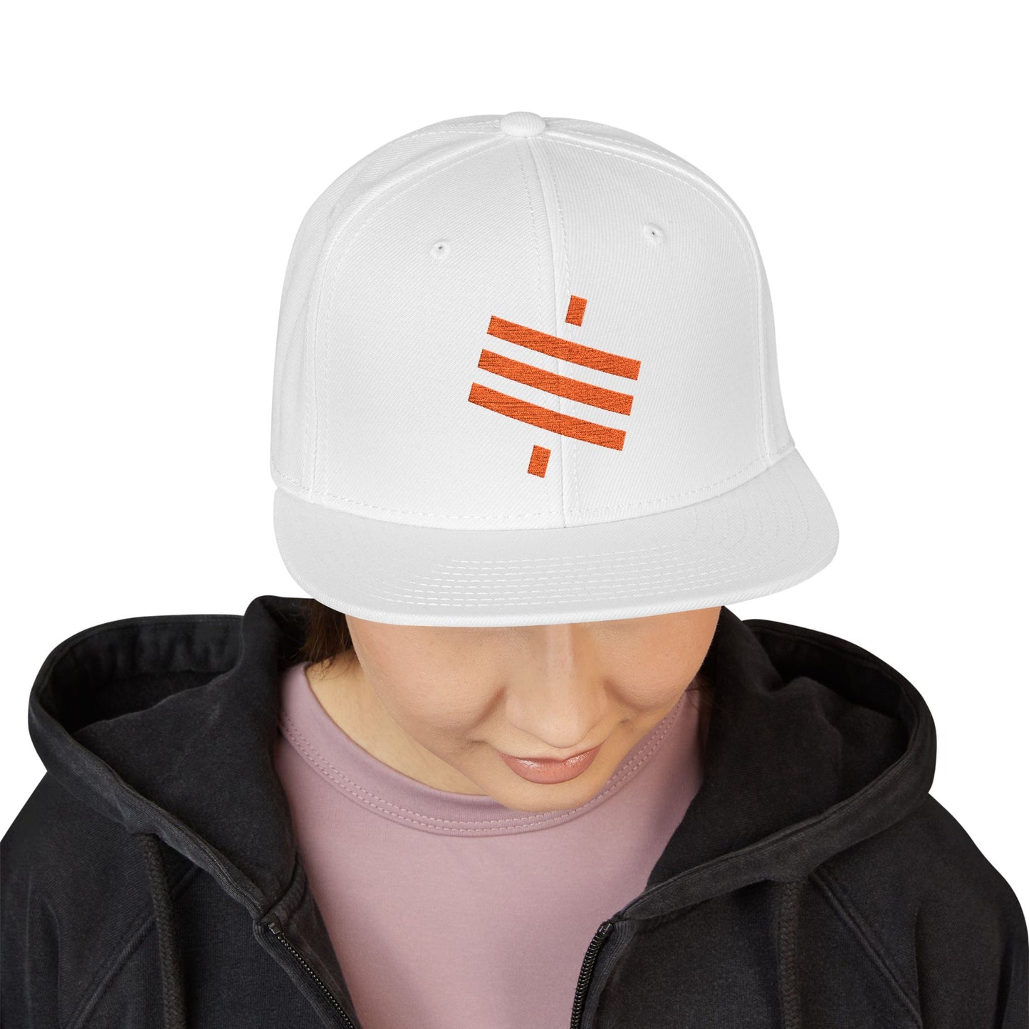 SATS Symbol Embroidered Snapback Hat