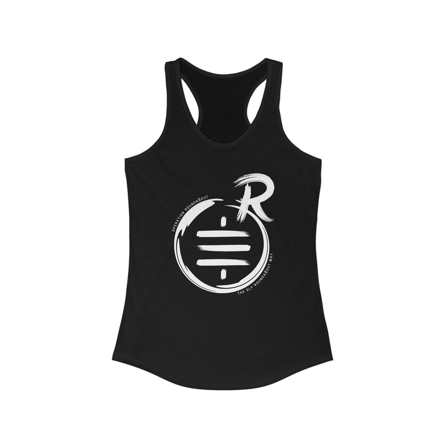 SATS Symbol Operation Roundabout Women's Racerback Tank