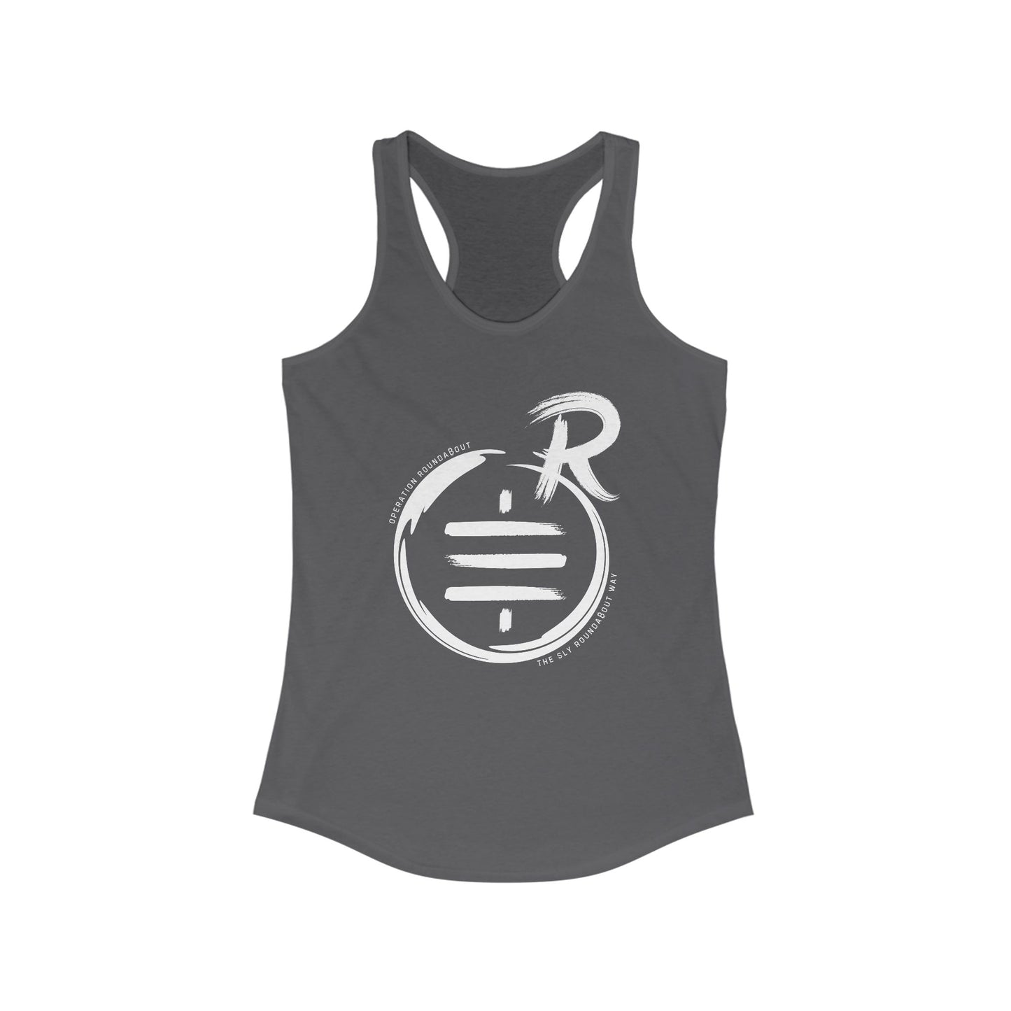 SATS Symbol Operation Roundabout Women's Racerback Tank