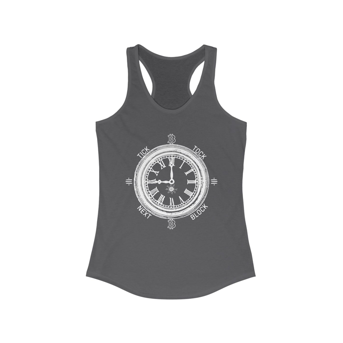 Tick Tock Next Block Women's Racerback Tank