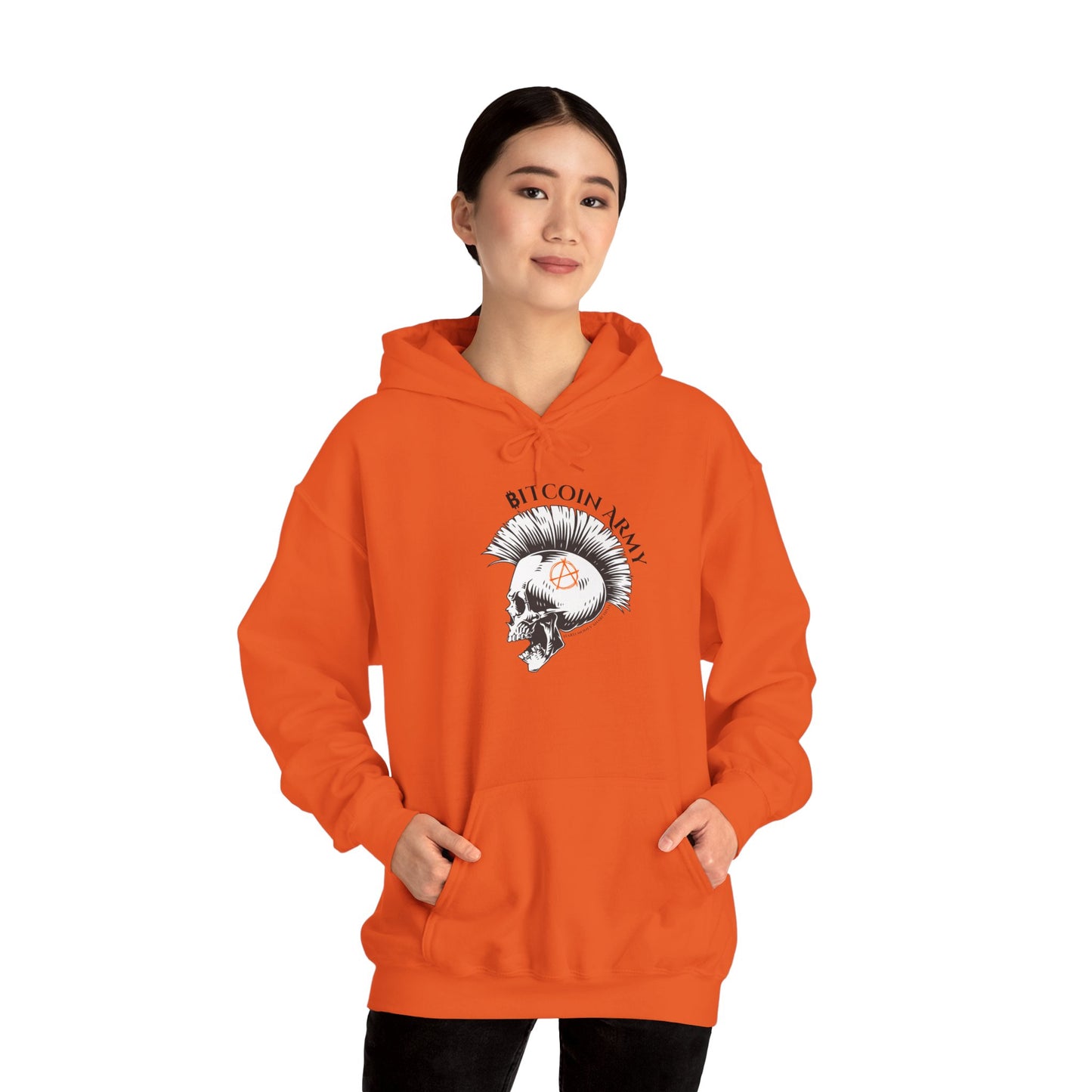 Bitcoin Army Hard Money Anarchists Hoodie