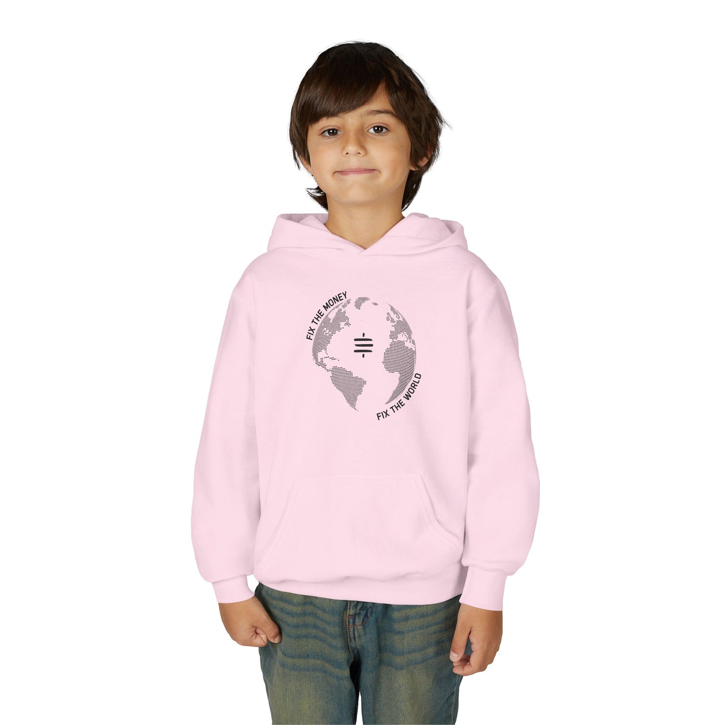 Fix The Money Fix The World Youth Hoodie