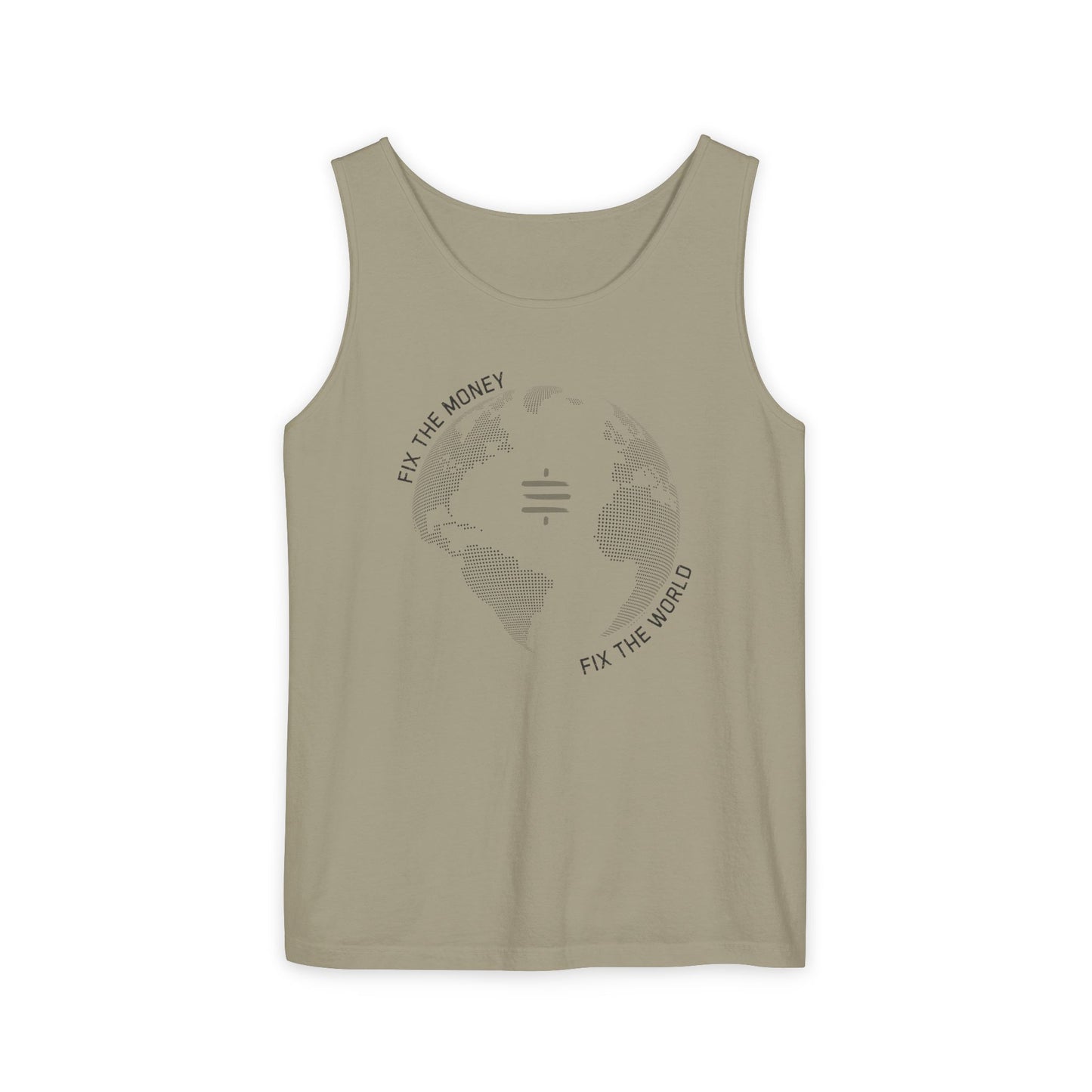 Fix The Money Fix The World Unisex Tank Top