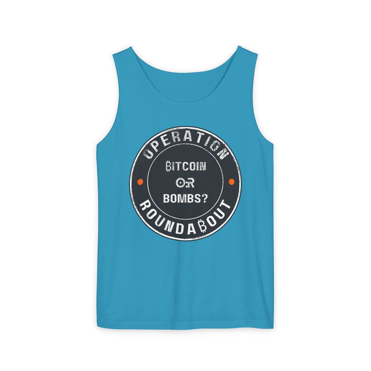 Bitcoin Or Bombs Operation Roundabout Tank Top