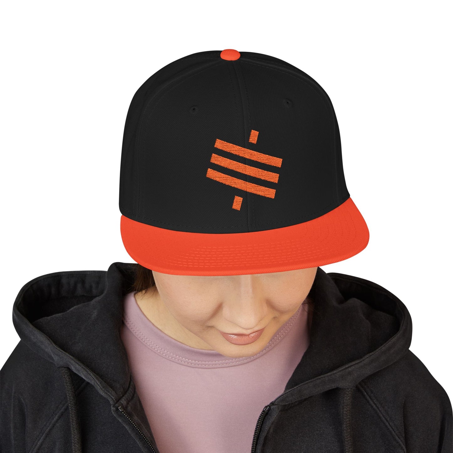 SATS Symbol Embroidered Snapback Hat