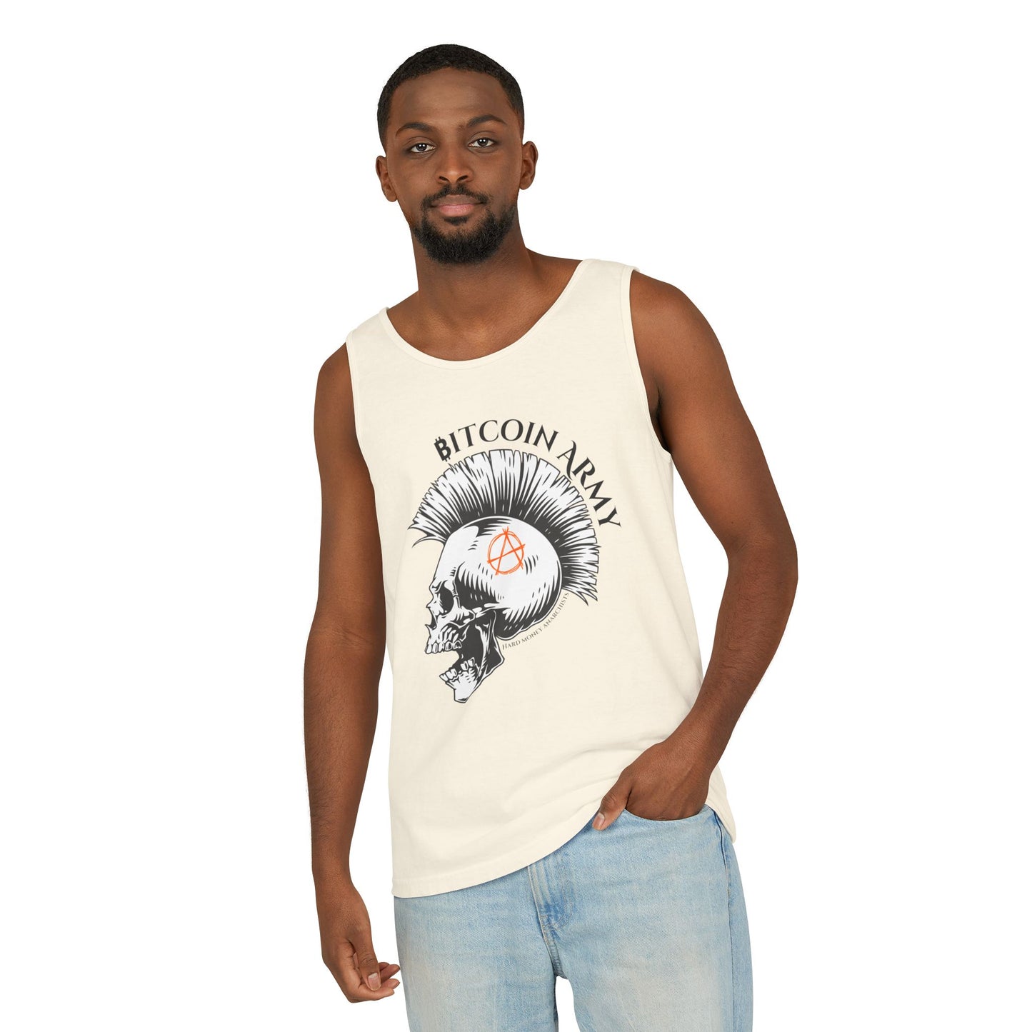 Bitcoin Army Hard Money Anarchists Tank Top