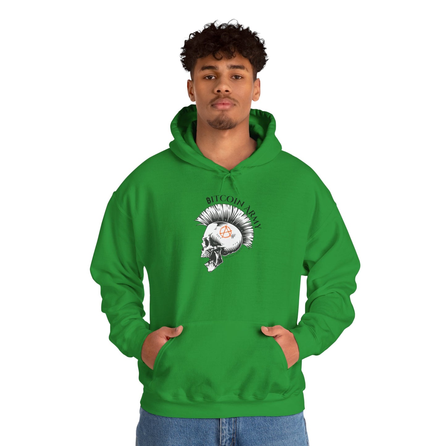 Bitcoin Army Hard Money Anarchists Hoodie