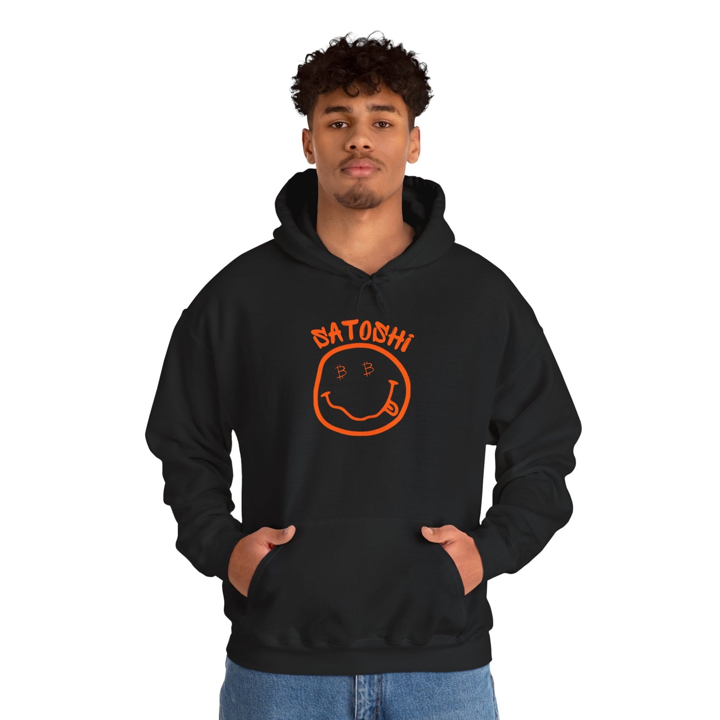 Bitcoin Eyed Satoshi Smiley Hoodie