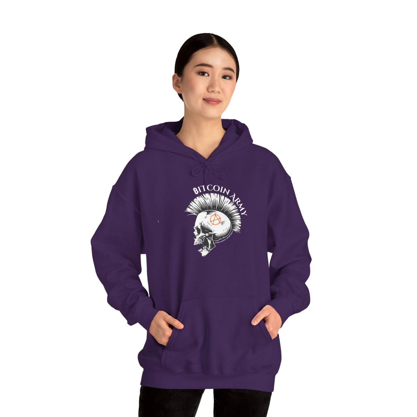Bitcoin Army Hard Money Anarchists Hoodie