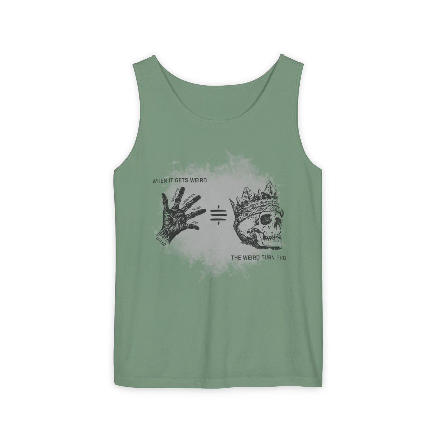 Weird Turn Pro Hand & Skull Unisex Tank Top