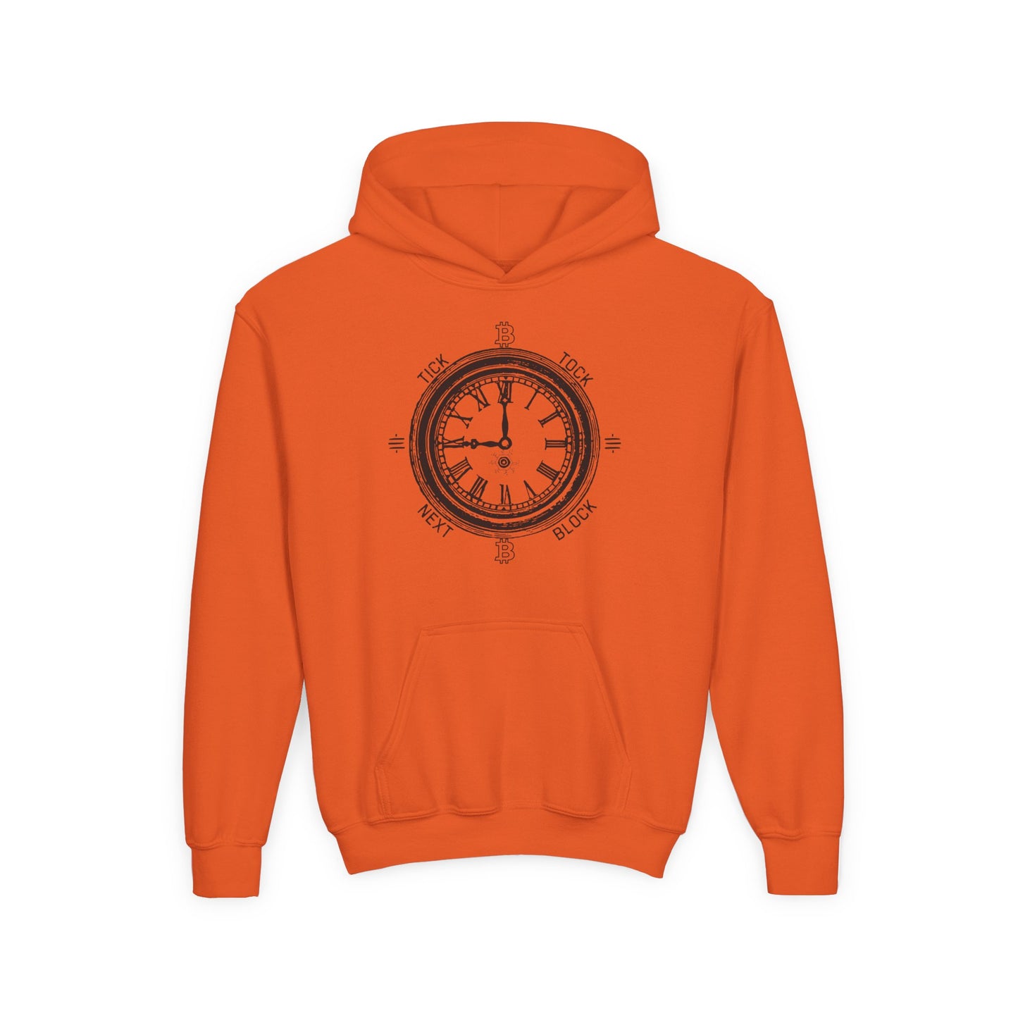 Tick Tock Next Block Youth Hoodie