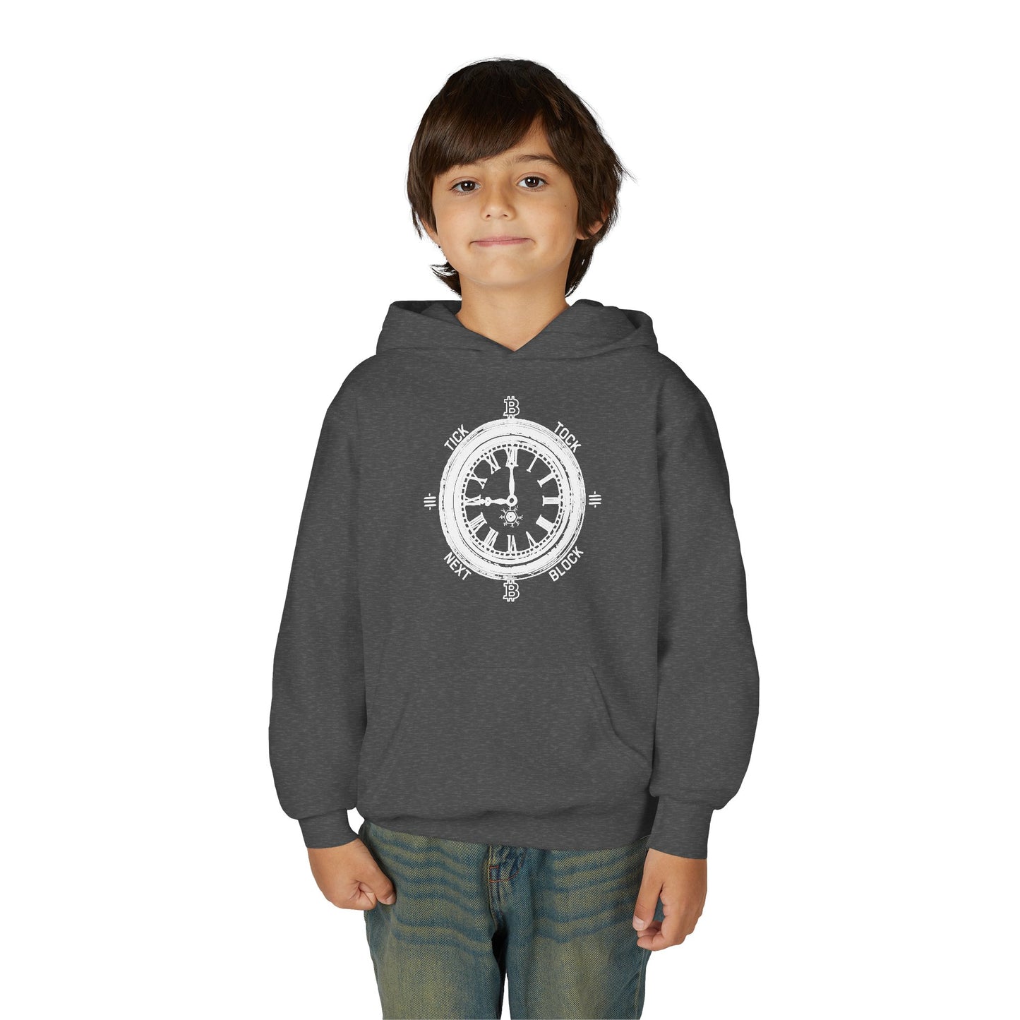 Tick Tock Next Block Youth Hoodie