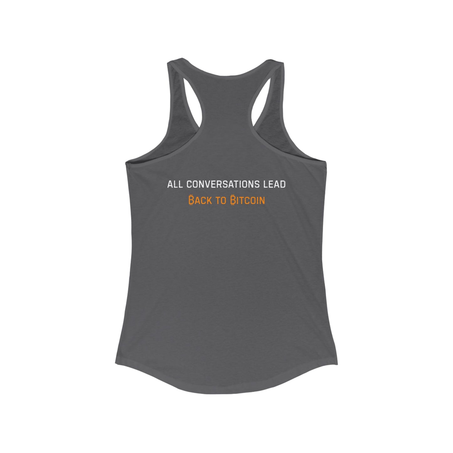 The Bitcoin Broadcast Women's Racerback Tank